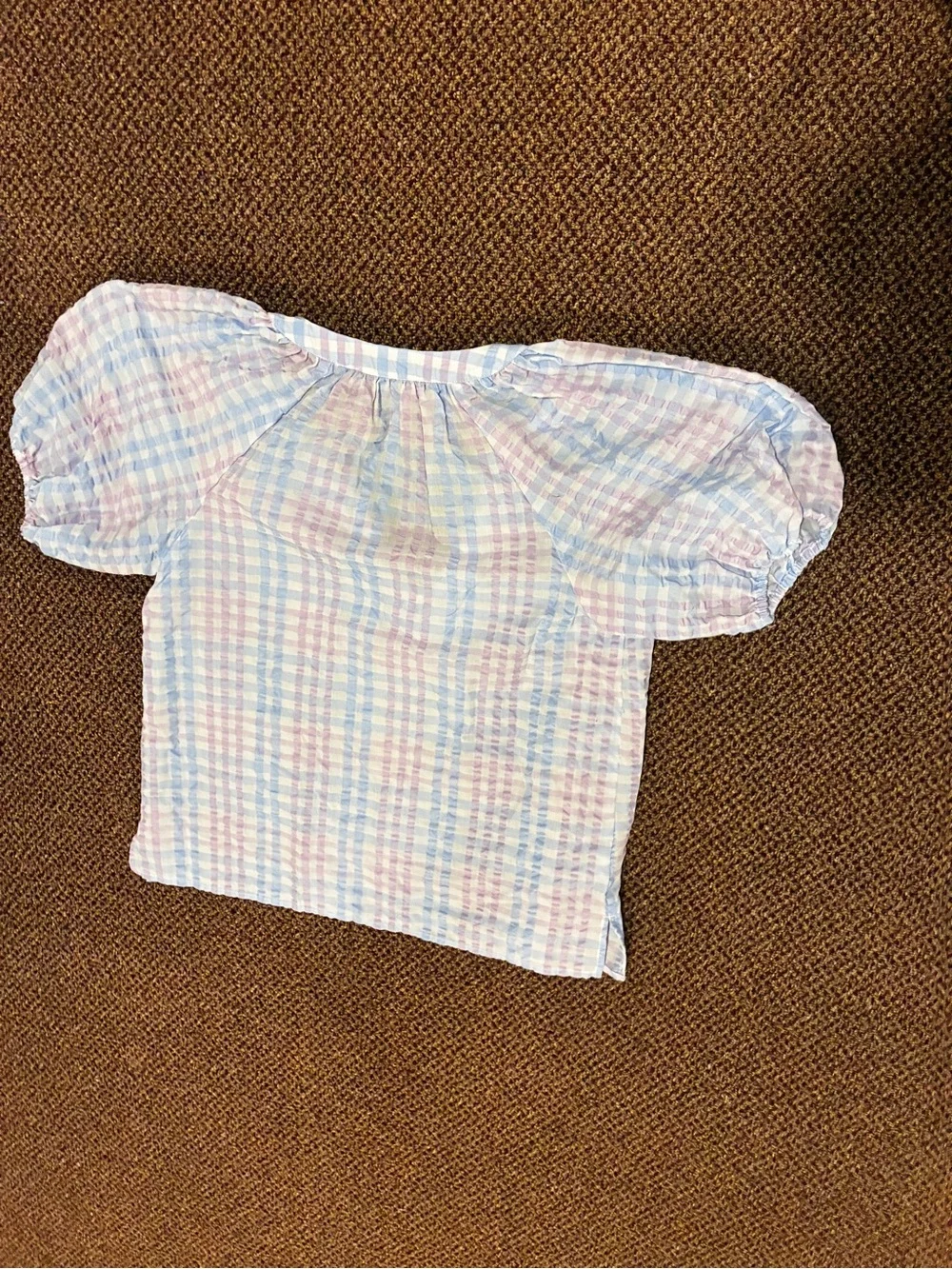 LOFT lightweight gingham